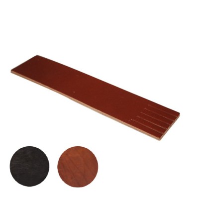 Picture of SADDLE LEATHER BOOKMARK with Fringed End.