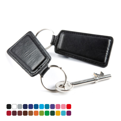 Picture of TRAPEZE KEYRING FOB, in Belluno, a Vegan Colour Leatherette with a Subtle Grain