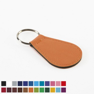 Picture of BELLUNO PU OVAL KEYRING.