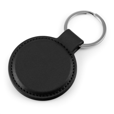 Picture of ROUND KEYRING FOB MADE FROM PORTO MATERIAL