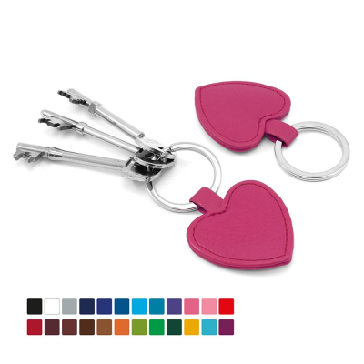 Picture of HEART SHAPE KEYRING FOB BELLUNO HEART SHAPE KEYRING FOB