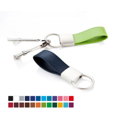 Picture of BELLUNO PU MINI LOOP KEYRING FOB with Twist Action Ring.