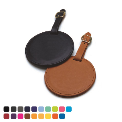 Picture of ROUND BAG TAG in Soft Touch Vegan Torino PU