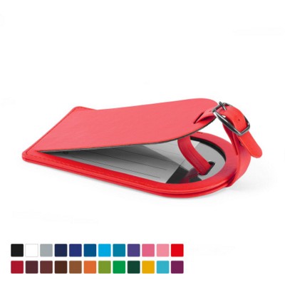 LARGE LUGGAGE TAG in Belluno PU Leather