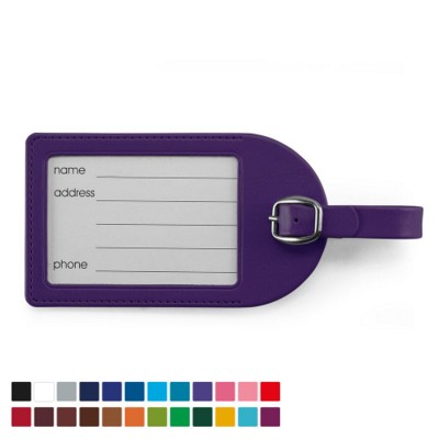 Picture of LARGE LUGGAGE TAG in Belluno PU Leather