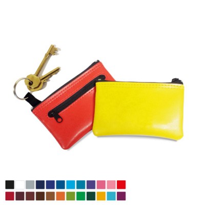 Picture of KEY HOLDER KEYRING & COIN PURSE in Belluno PU Leather.