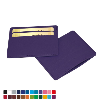 Picture of DELUXE SLIM LINE CREDIT CARD CASE in Belluno, a Vegan Colour Leatherette with a Subtle Grain