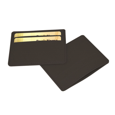 Picture of DELUXE SLIM LINE CREDIT CARD CASE in Black Belluno