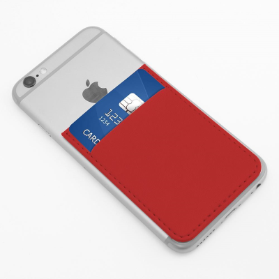 Picture of CARD CASE FOR a SMART PHONE , CHOOSE FROM OF 19 CONTEMPORARY COLOURS, in Vegan Matt Velvet Torino.