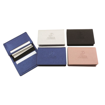 Picture of BUSINESS CARD DISPENSER , in a Textured Saffiano Finish, Choose From 4 Colours