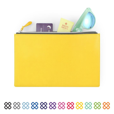 Picture of SMALL ZIP POUCH in Matt Velvet Touch, Torino Vegan PU