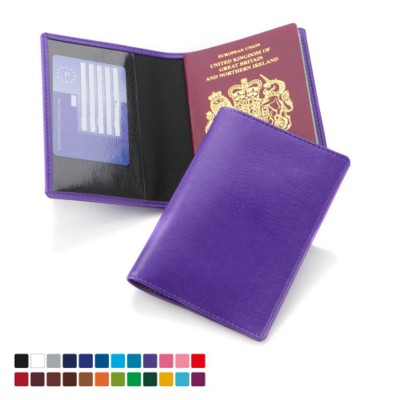 Picture of PASSPORT WALLET with Two Clear Transparent Pockets.