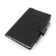 Picture of BLACK PORTO FINE GRAIN RPET FLEXI NOTE BOOK JACKET