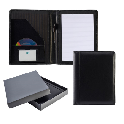 Picture of ASCOT LEATHER A4 DELUXE FOLDER.