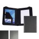 Picture of CARBON FIBRE TEXTURED PU A5 ZIP CONFERENCE FOLDER
