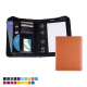 Picture of BLACK A5 DELUXE ZIP RING BINDER in Soft Touch Vegan Torino PU