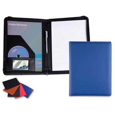 Picture of A4 ZIP CONFERENCE FOLDER in Matt Lustre Torino PU Leather