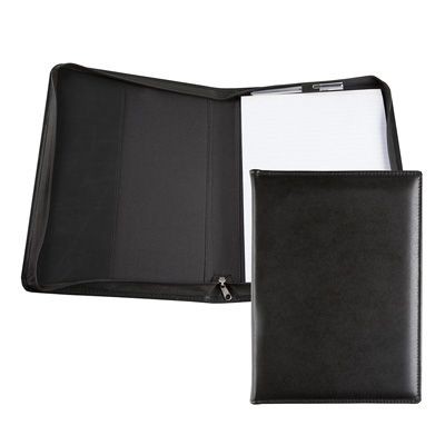 Picture of E LEATHER A4 ZIP CONFERENCE FOLDER in 8 Colours