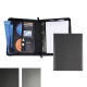 Picture of CARBON FIBRE TEXTURED PU DELUXE ZIP RING BINDER with Calculator