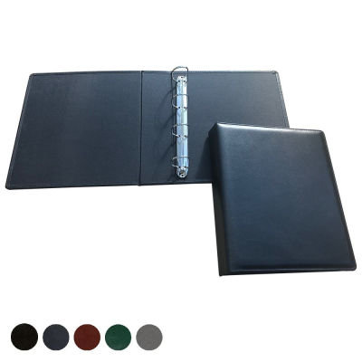Picture of LEATHER EXTRA WIDE RING BINDER, MADE in the UK in a Choice of 5 Colours