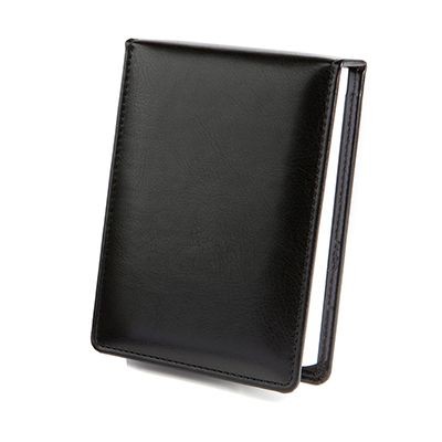 Picture of DELUXE DESK JOTTER in Black E Leather.