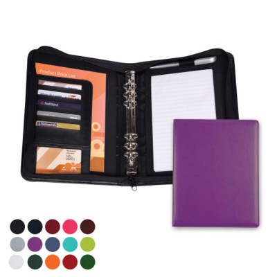 Picture of BELLUNO PU A5 ZIP RING BINDER ORGANIZER.