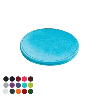 Picture of DELUXE ROUND COASTER in Belluno PU Leather.