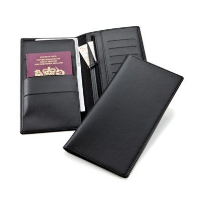 Picture of BELLUNO PU TRAVEL WALLET in Black.