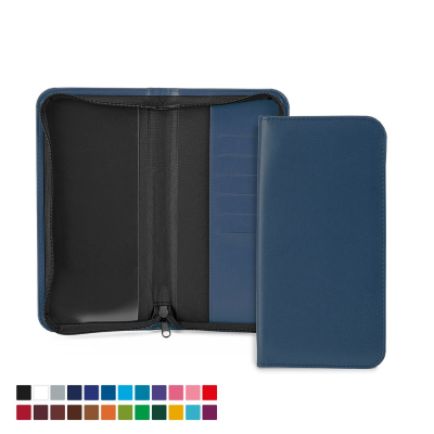 Picture of ZIP TRAVEL WALLET in Belluno, a Vegan Colour Leatherette with a Subtle Grain