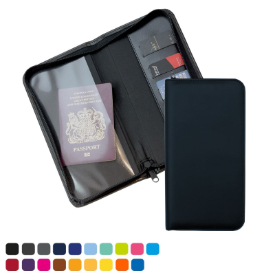 Picture of ZIP TRAVEL WALLET in Soft Touch Vegan Torino PU