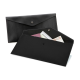 Picture of BLACK BELLUNO ENVELOPE STYLE TRAVEL OR DOCUMENT WALLET