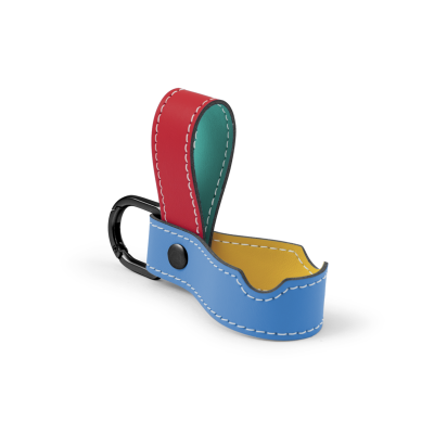 Picture of PORTO RECYCLED MOBILE PHONE STAND KEYRING FOB