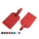 Picture of RECYCLED ELEATHER RECTANGULAR LUGGAGE TAG with Security Flap