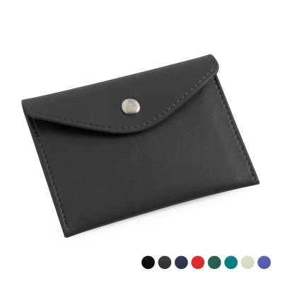 Picture of RECYCLED ELEATHER BUSINESS CARD HOLDER, MADE in the UK in a Choice of 8 Colours