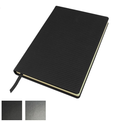 Picture of CARBON FIBRE TEXTURE A5 CASEBOUND NOTE BOOK