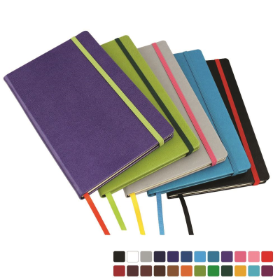 Picture of A5 CASEBOUND NOTE BOOK with Elastic Strap