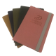 Picture of BRILLIANTA LINEN A5 CASEBOUND NOTE BOOK with Elastic Strap in a Spectrum of Colours