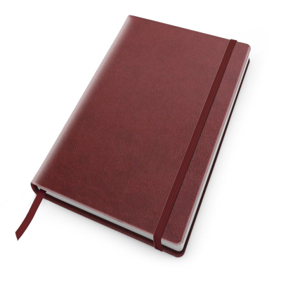 Picture of BIODEGRADABLE A5 CASEBOUND NOTE BOOK with Elastic Strap