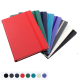 Picture of RECYCLED ELEATHER A5 CASEBOUND NOTE BOOK with Elastic Strap