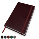 Picture of HAMPTON LEATHER A5 CASEBOUND NOTE BOOK with Elastic Strap, Made in the UK in a Choice of 6 Colours