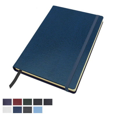 Picture of EXOTIC TEXTURED A5 CASEBOUND NOTE BOOK with Elastic Strap