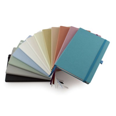 Picture of CAFECO RECYCLED - RECYCLABLE A5 CASEBOUND NOTE BOOK.