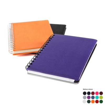 Picture of A5 WIRO NOTE BOOK in Belluno PU Leather.