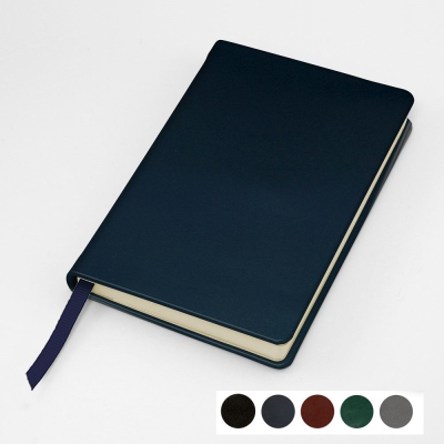 Picture of HAMPTON LEATHER POCKET CASEBOUND NOTE BOOK, MADE in the UK in a Choice of 6 Colours