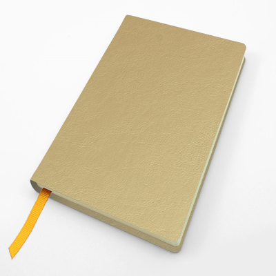 Picture of METALLIC LEATHER LOOK POCKET CASEBOUND NOTE BOOK