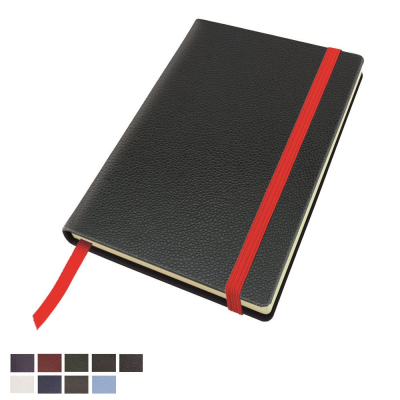 Picture of EXOTIC TEXTURED POCKET CASEBOUND NOTE BOOK with Elastic Strap