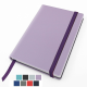 Picture of RECYCOPLUS RECYCLED POCKET CASEBOUND NOTE BOOK with Elastic Strap in 5 Colours
