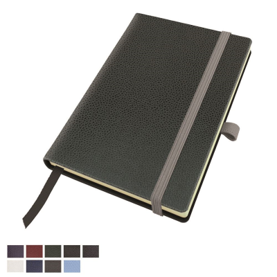 Picture of EXOTIC TEXTURED POCKET CASEBOUND NOTE BOOK with Elastic Strap & Pen-Loop