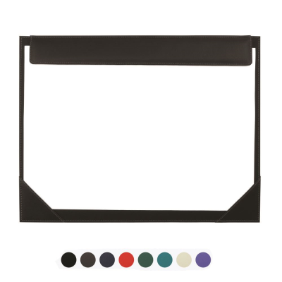 Picture of RECYCLED ELEATHER A3 DESK PAD BLOTTER, MADE in the UK in a Choice of 8 Colours