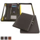 Picture of TRIM SANDRINGHAM NAPPA LEATHER COLOURS DELUXE ZIP A4 CONFERENCE PAD HOLDER